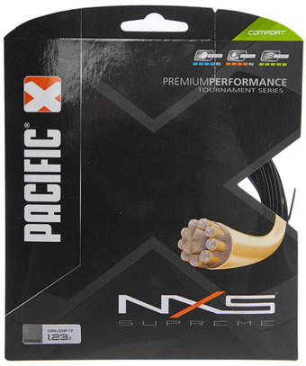 Теннисные струны Pacific NXS Supreme (12,2 m) - черный
