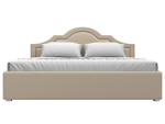 Кровать интерьерная Афина 180, Бежевый, Экокожа, 108282