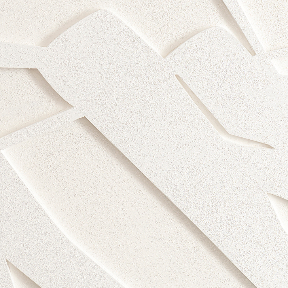 Панно декоративное с эффектом 3d minimalism, 70х100 см, с бежевой рамкой