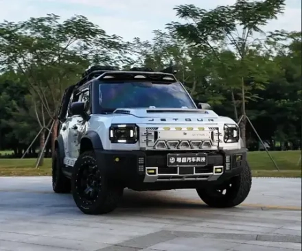 Обвес для Jetour Traveller T2 Джетур Решетка радиатора Накладка на передние фары Капот Люстра на крышу Маркиза