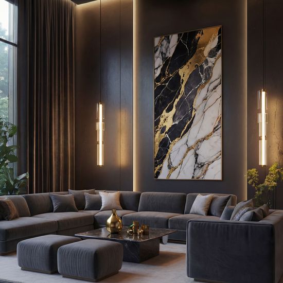 304071 LED /  подвесной светильник / латунь