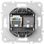 Механизм розетки RJ45/TV cat.5, ClassE-8/0-2400 МГц, серия DB