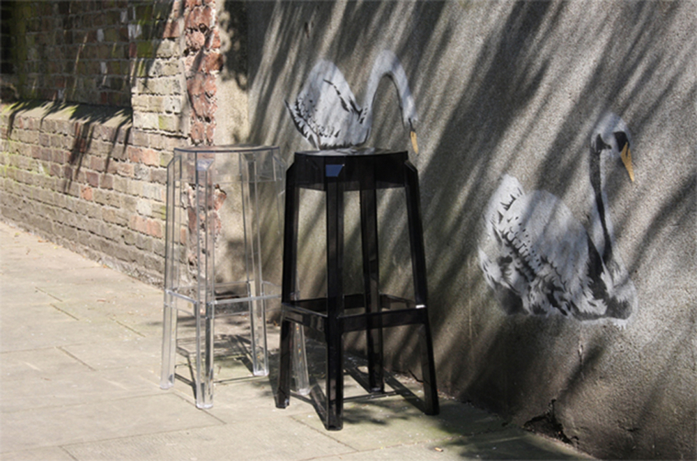 Табурет прозрачный полубарный Fox 65