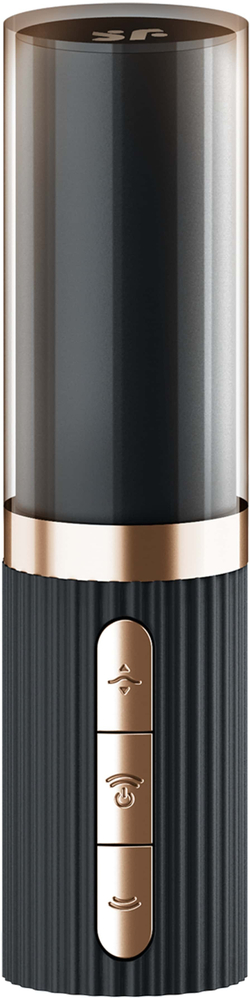 Satisfyer Deep Kiss black - Воздушно-волновой стимулятор в виде помады