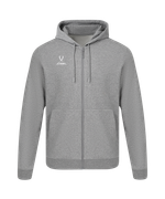 Худи на молнии ESSENTIAL Cotton FZ Hoodie, серый меланж, детский