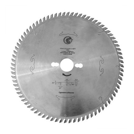 Основные дисковые пилы GT для мебельных производств