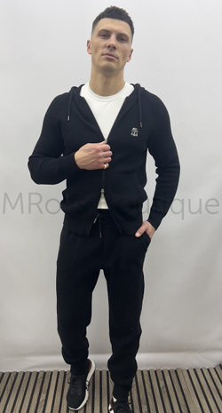 Мужской черный спортивный костюм Brunello Cucinelli