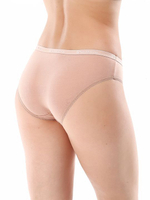 Трусики-слипы со спортивной резинкой (Размер: M) (Цвет: бежевый)