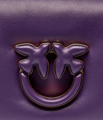 Кожаная сумка через плечо LOVE CLICK PUFF BABY SHEEP NAP Pinko - фиолетовый(101584 A10F)