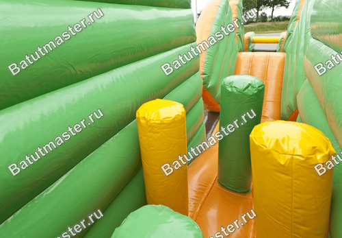 Коммерческий надувной батут "Тоннель мишкина радость"