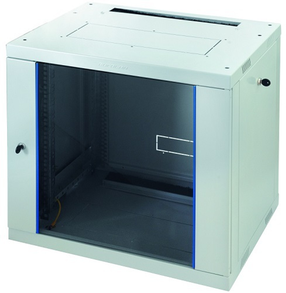 Шкаф настенный 19", 18U Eurolan 60W-18-64-31GY