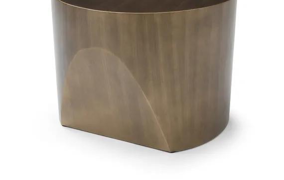 Журнальный столик Stump Ø60х45 см, бронза