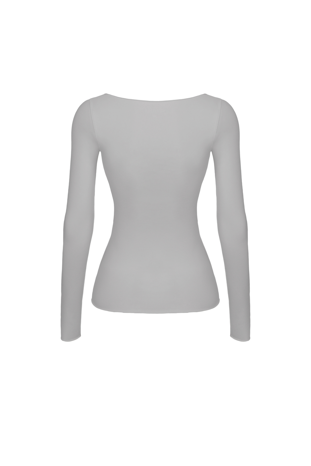 grey off the shoulder long sleeve