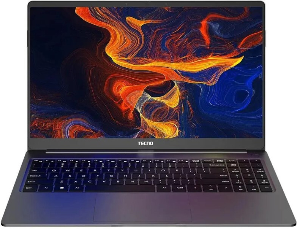 Ноутбук  TECNO MegaBook T15RA 15.6 ", Core i5, 16 Гб RAM, 512 Гб SSD, Iris Xe Graphics, Серый
