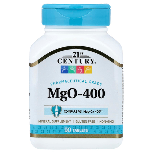 21st Century, MgO-400, 90 таблеток