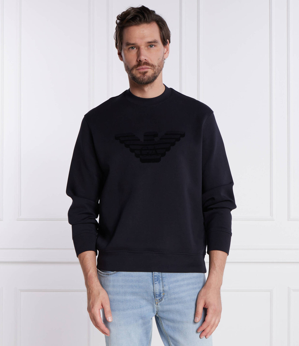 Худи Emporio Armani - темно-синий(6R1MG7 1JHSZ)