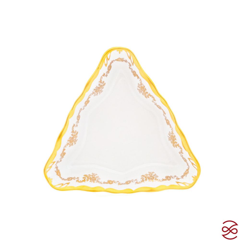 Салатник треугольный Queen's Crown Кастел 22 см