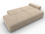 Диван угловой Лига-036 НПБ Модерн правый угол ВЕЛЮР Бежевый
