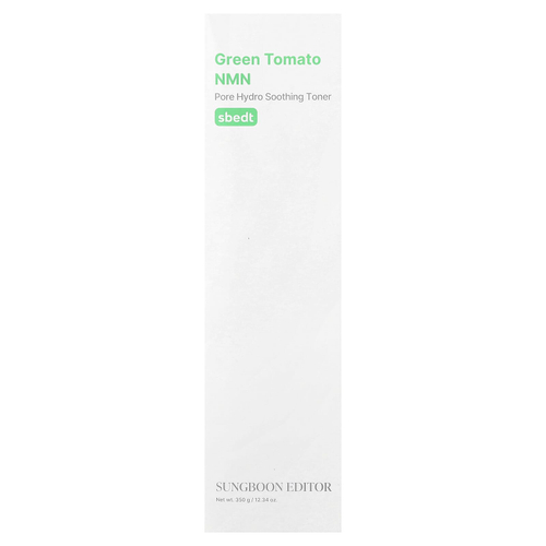 Sungboon Editor, Green Tomato NMN, успокаивающий тоник для очищения пор, 350 г (12,34 унции)