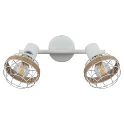 Светильник настенно-потолочный спот Rivoli Anselma 7034-702 2 x E14 40 Вт поворотный | Споты-Подсветки