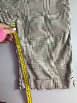 Шорты в мелкую клетку, маркировка 38, визуально 44/46 размер