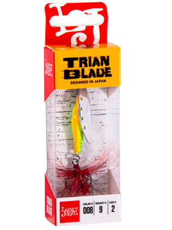 Блесна вращающаяся Lucky John TRIAN BLADE LONG 09.0г 008