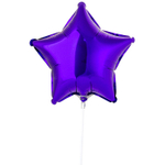 Шар фольгированный Звезда 23 см (Фиолетовый)