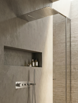 Душевой комплект STWORKI STUDIO S51210S + S512691S С ВНУТРЕННЕЙ ЧАСТЬЮ, сталь