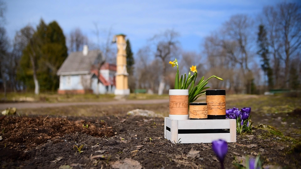 Малая фарфоровая пиала или миска для завтрака с берестой. Коллекция Чеховская или Мелиховская