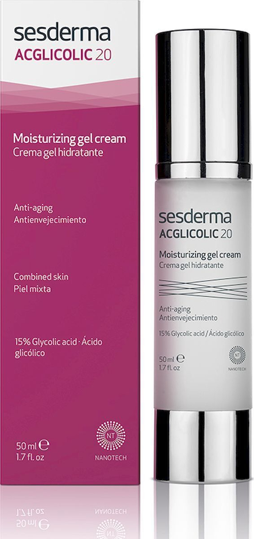 Sesderma ACGLICOLIC CLASSIC FORTE Moisturizing gel cream - Крем-гель увлажняющий с гликолевой кислотой, 50 мл
