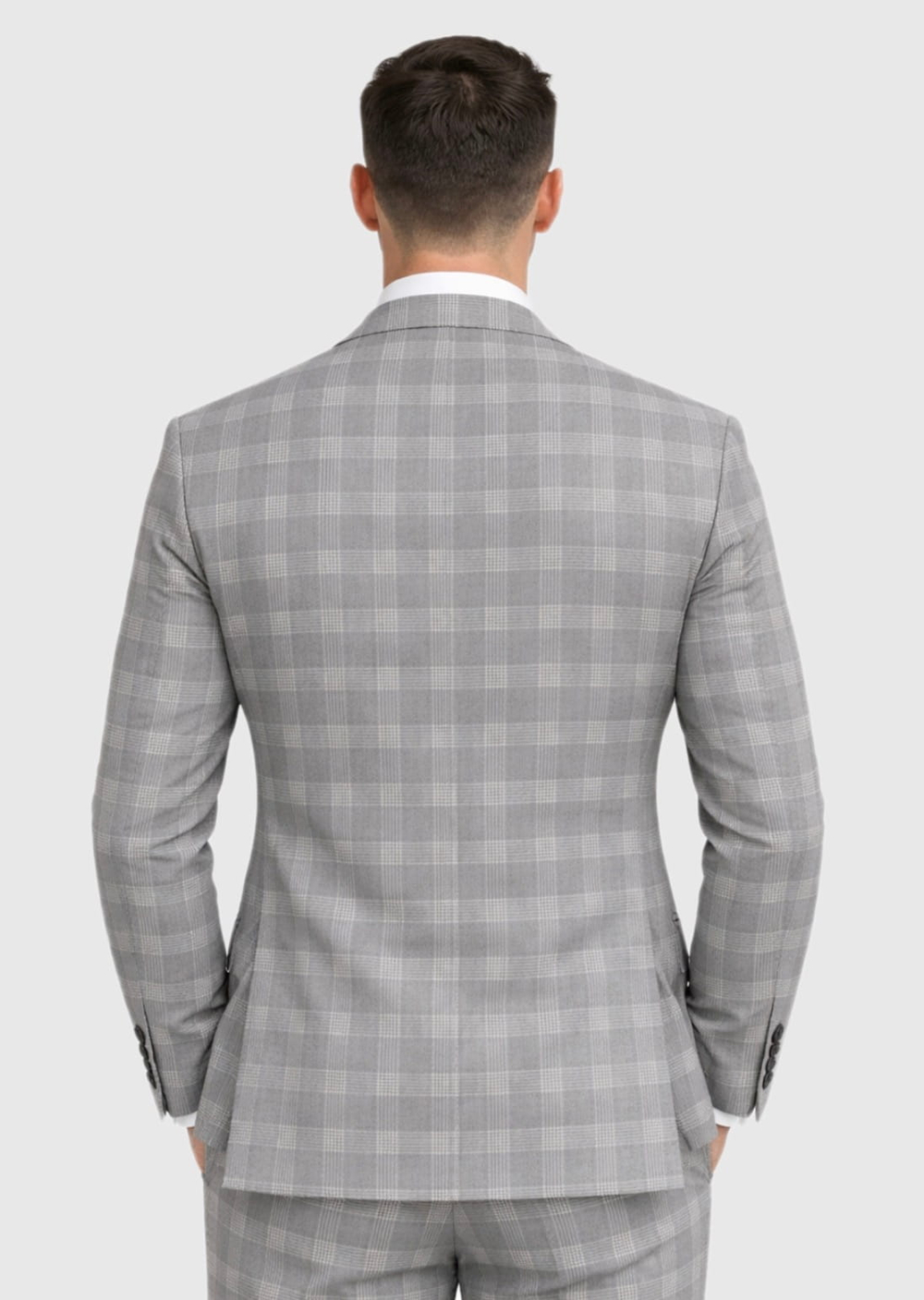 Мужской костюм двойка (серый) Б46