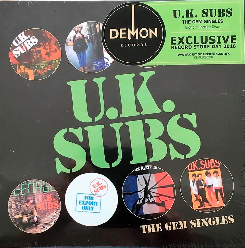 U.K. Subs / The Gem Singles (Picture Disc)(8х7" Vinyl Single)