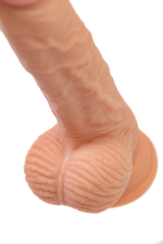Телесный фаллоимитатор Baz - 19 см. (Цвет: телесный)