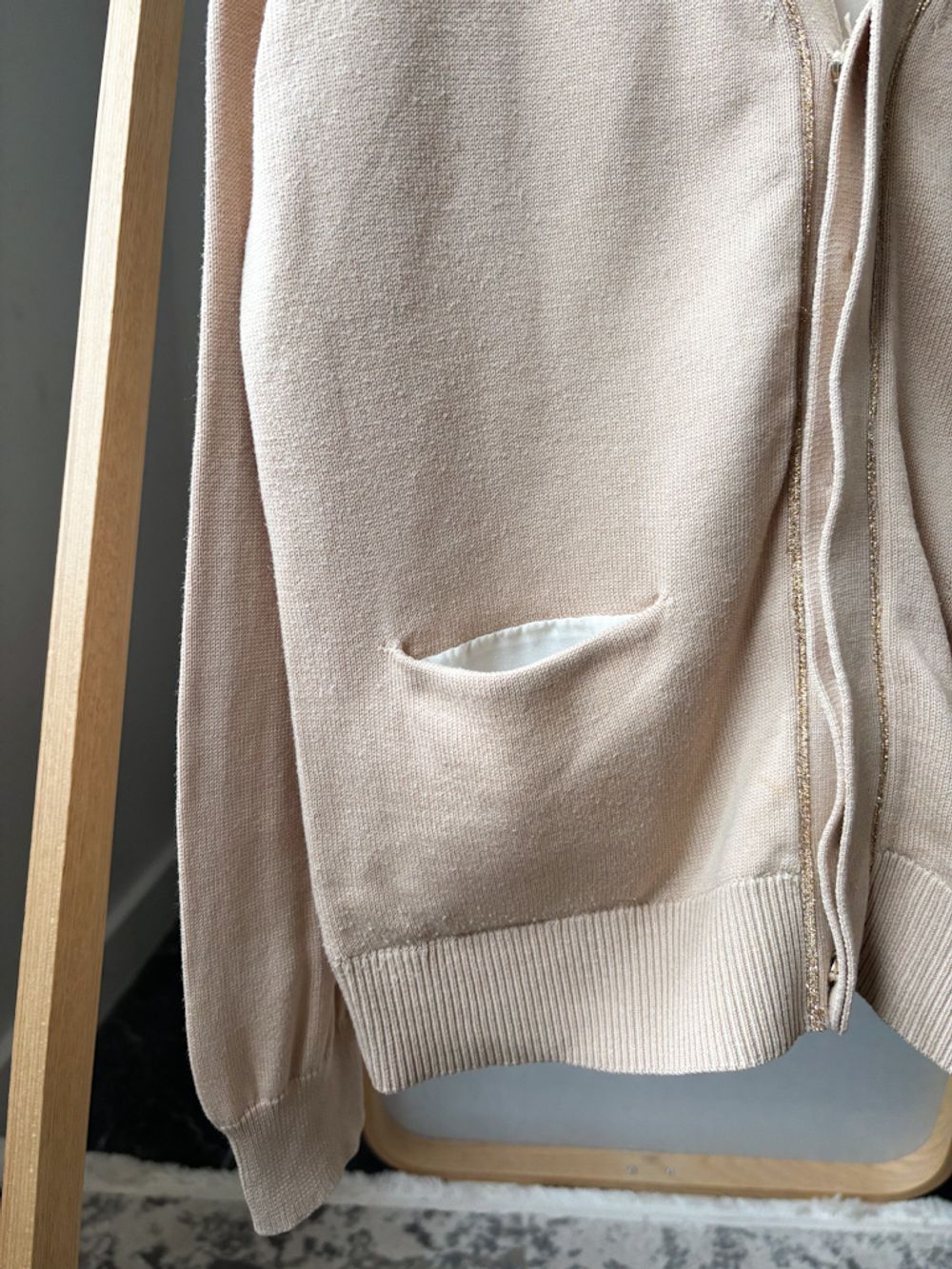 Хлопковый кардиган Chloe с шерстью, 152