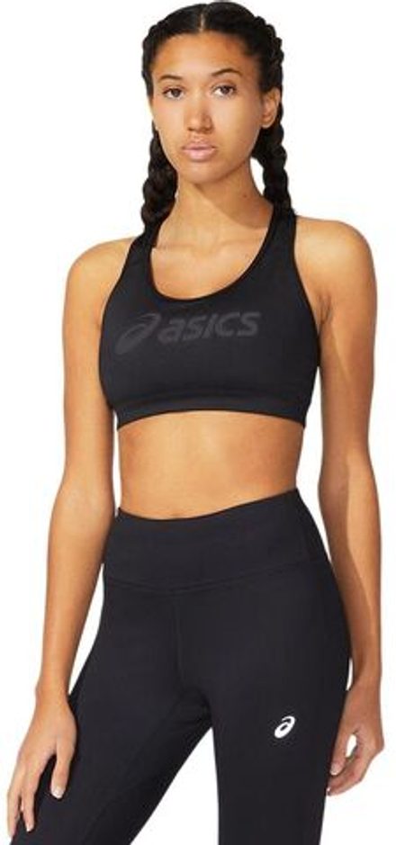 Теннисный бюстгальтер Asics Core Asics Logo Bra - performance black/performance black