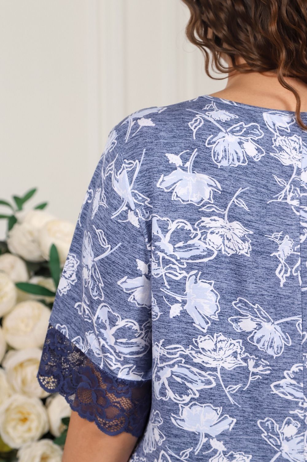 Ночная сорочка Фрезия-1 Виотекс ИНДИГО