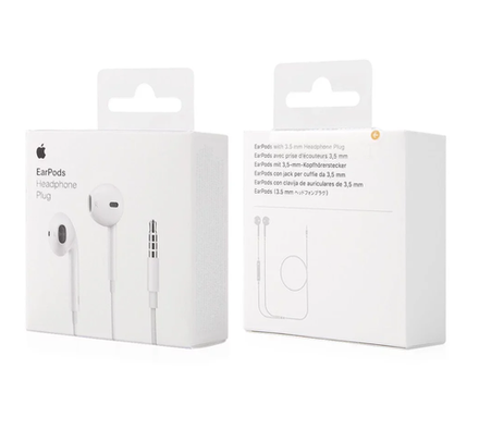 Проводные наушники Apple Earpods Headphone Plug 3.5mm A1472 (Оригинал)