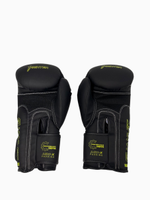 Перчатки боксерские Fighter черно-зеленые
