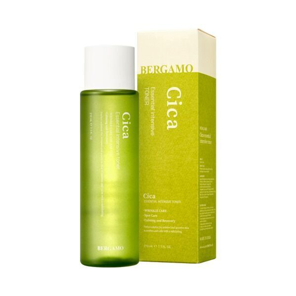 [Bergamo] Cica Essential Toner - Тонер для лица с центеллой азиатской, 210 мл