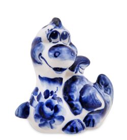 ГЛ- 079 Фигурка «Дракон» (Гжельский фарфор)