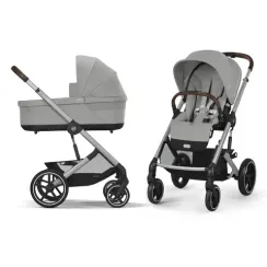 Детская коляска Cybex Balios S Lux SLV 2 в 1 Stone Grey
