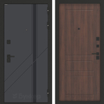 Входная дверь Бункер BN-12 - 03 Орех бренди