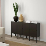 Книжный шкаф - LIXHULT IKEA/ ЛИКСГУЛЬТ ИКЕА,  82х140 см, черный