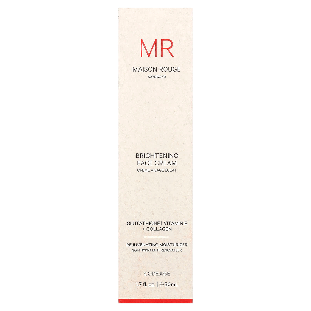 Codeage, Maison Red Skincare, осветляющий крем для лица, 50 мл (1,7 жидк. унции)