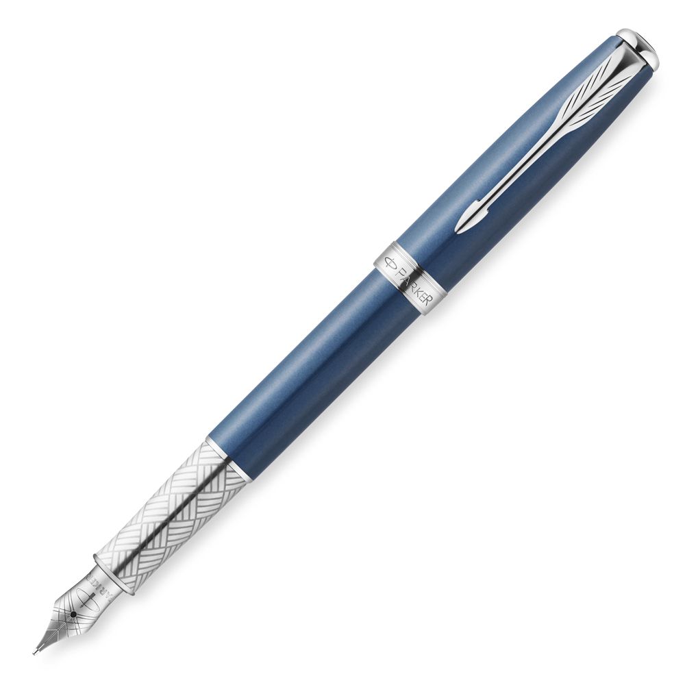 Parker Sonnet F533 Secret Blue Shell перо F 18K (1930260)
