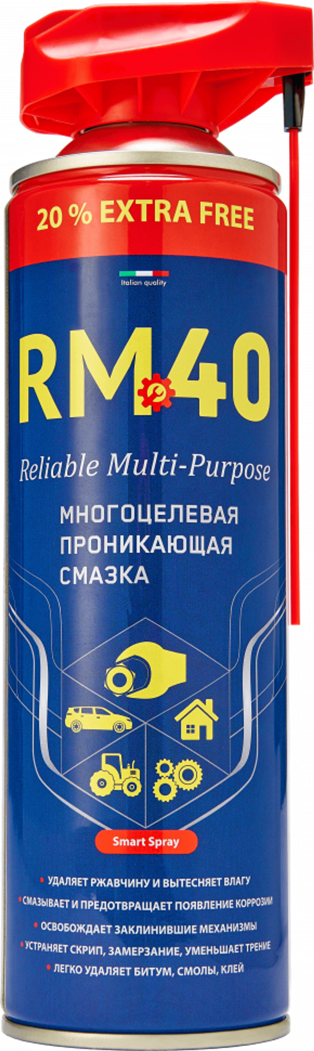 RM-768 RM-40 Смазка многоцелевая проникающая (аэр.), 540 мл