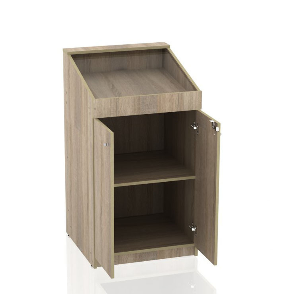 Музейная витрина с наклоном 600х600 (арт. 213010138)