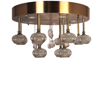 Люстра потолочная MANNE PL.7442-12+5(BR) d60