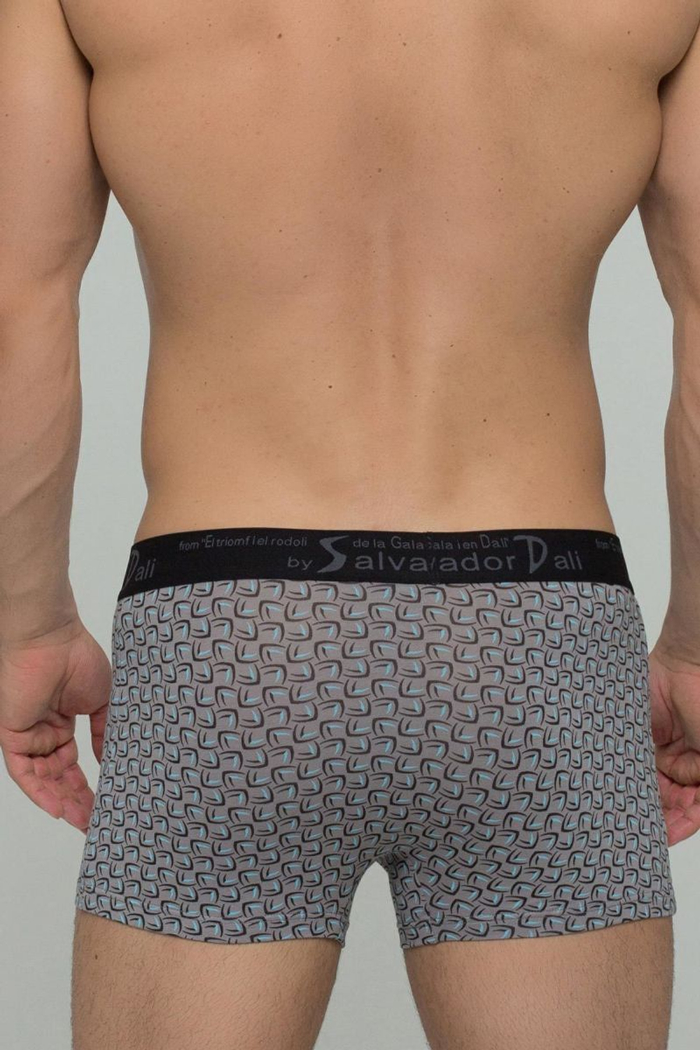 Мужские трусы-боксеры с мелким узором из бумерангов (Размер: XL) (Цвет: зеленый)