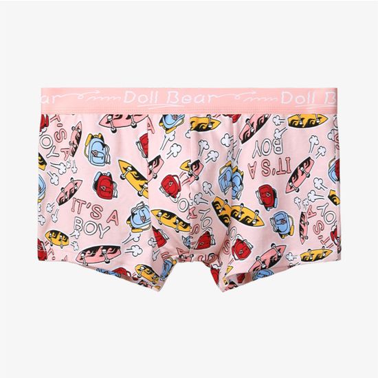 Мужские трусы боксеры розовые с принтом Romeo Rossi RR6118-22-3